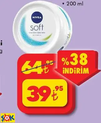 NİVEA SOFT BAKIM KREMİ NEMLENDİRİCİ NİVEA SOFT BAKIM KREMİ NEMLENDİRİCİ